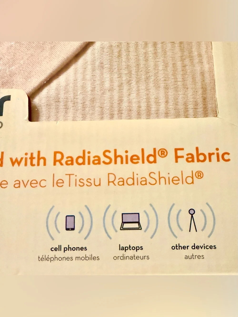 NEW Belly Armor Chic Tan Baby Belly Blanket by RadiaShield.